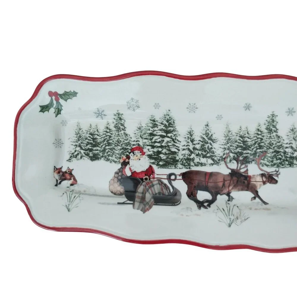 Better Homes And Gardens Heritage Collection Ceramic Platter Serving Tray Plate - Picture 3 of 10